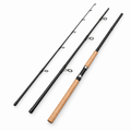 3-Section Carbon Fishing Rod, 118–142 in, Black