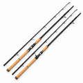 Black Carbon Lure Fishing Rod, 82.7–89.8 in, Tan Grip