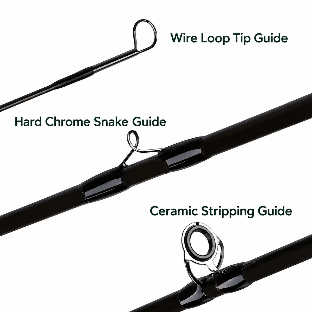 Carbon Fly Fishing Rod with Cork-Style Grip, 107.4 in